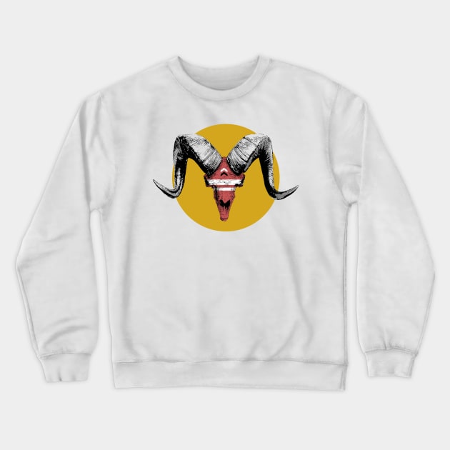 Ram Crewneck Sweatshirt by ZekeTuckerDesign